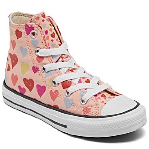 Converse Other - Converse Chuck Taylor All Star Hi Always On Hearts Casual Sneakers Junior Size 4